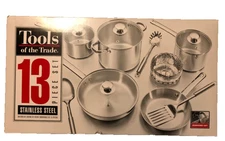 Tools of the Trade 13-Pc. Cookware Set, Stainless Steel - New in Box