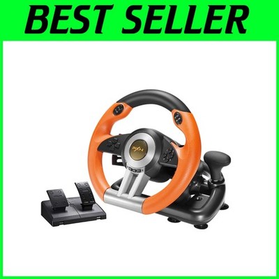 Gaming Steering Wheel for PC/PS4/Xbox with Manual Shifting//