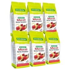 Muesli #2 Berries Temptation, 16 Ounce (6-Pack)