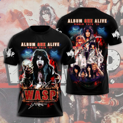 Unisex Concert S-5XL WASP Band 3D Shirt K544