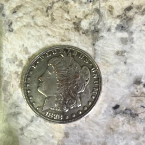 Morgan 1878 Silver Dollar $1 US Coin Uncertified Ungraded 0.9 Fineness