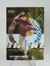 2005 Topps Finest Gold X-Fractor 3/10 Brandon Backe #17 Houston Astros Refractor