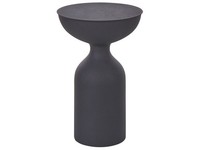 Beistelltisch Metall Schwarz Rund 36 Cm Wohnzimmertisch Couchtisch Retro Cota