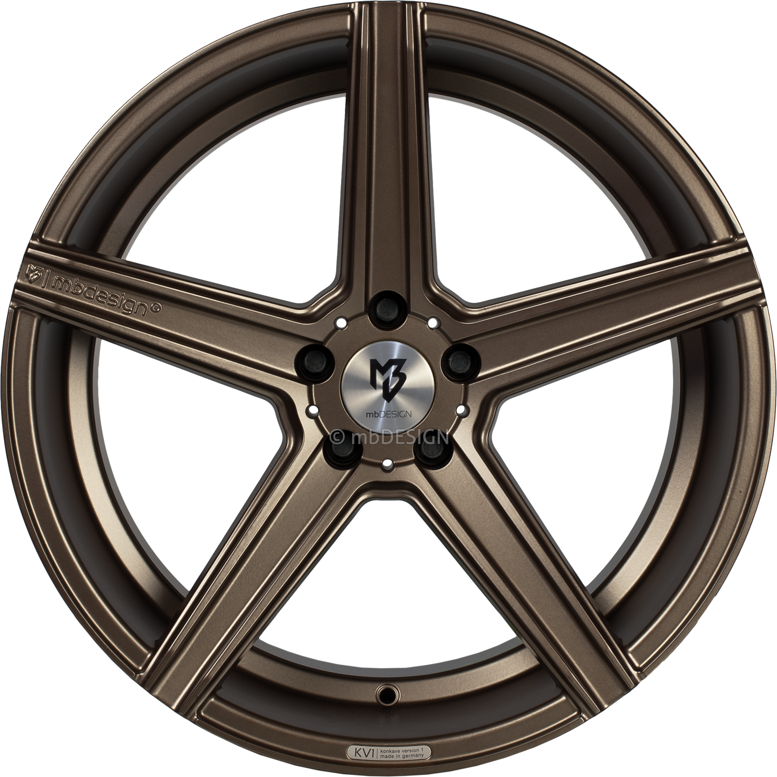 2X Mbdesign Aluminiumrad Gegossen KV1 Dc 11,5X23 Zoll (Stark Konkaves Design) Lk-image