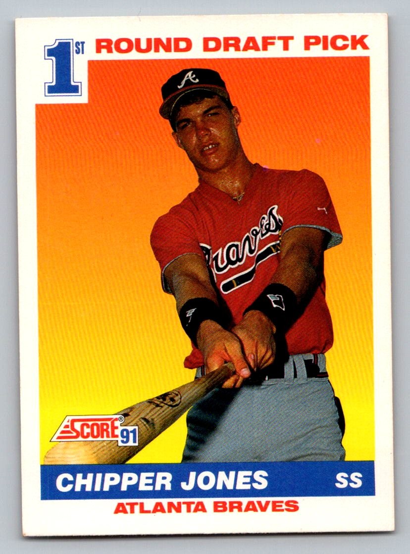 1991 Score #671 Chipper Jones
