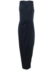 Adrianna Papell Women's Knit Crepe Dress (4, Midnight) 652933601627