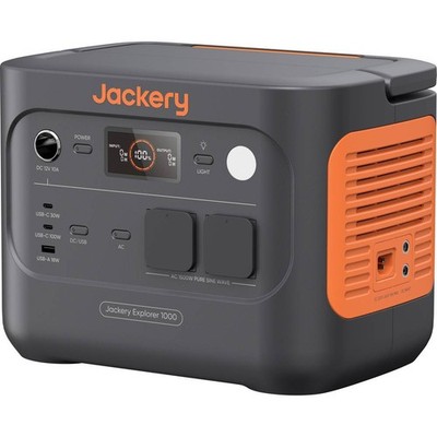 Jackery Explorer 1000 v2 Powerstation LiFePO 4 USB-A, USB-C  Schwarz/Orange