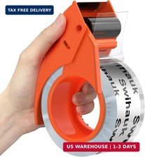 Swihauk 1.88 in x 66.6 YDs Heavy Duty Packing Tape with Dispenser, Strong Dura