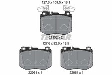 BREMSBELAGSATZ F&Uuml;R MERCEDES-BENZ GLC (X253) - TEXTAR 2115203