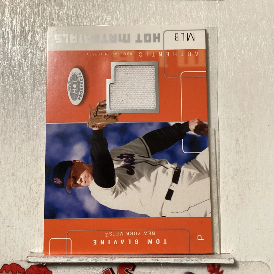 2003 Fleer Hot Prospects Hot Materials /499 Tom Glavine #HM-TG HOF - Image 2 of 3