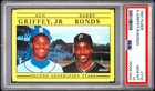 1562 Ken Griffey Jr Barry Bonds 1991 Fleer #710 Second Generation Stars PSA 10