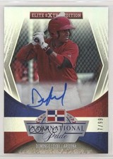 2015 Panini Elite Extra Edition Signatures 37/99 Domingo Leyba #4 Auto 0c6