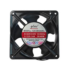 1 Pc. New 12038HA2SL Axial Cooling Fan 12038 AC220V/240V 0.12/0.14A 12CM 2Pin