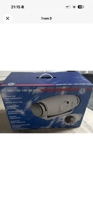 Neu Soler & Palau Halbradialer Rohrvent. TD Silent TD500/150-160 NEU OVP