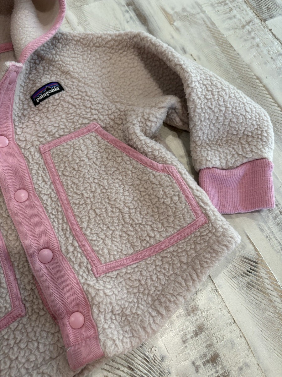 Patagonia Retro Pile Fleece Hoody Jacket Baby Toddler Kids 2T