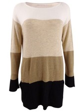 Vince Camuto Women's Colorblocked Waffled Sweater