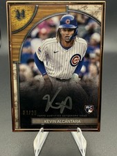 2025 Topps Museum Collection Kevin Alcantara Framed Auto /35 Cubs RC