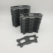 Lego® train Duplo 24 GRIS (DBG) chemin de fer voie ferrée courbe (courte) CERCLE