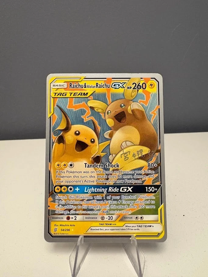 Raichu & Alolan Raichu GX 54/236 World Championship Decks for sale