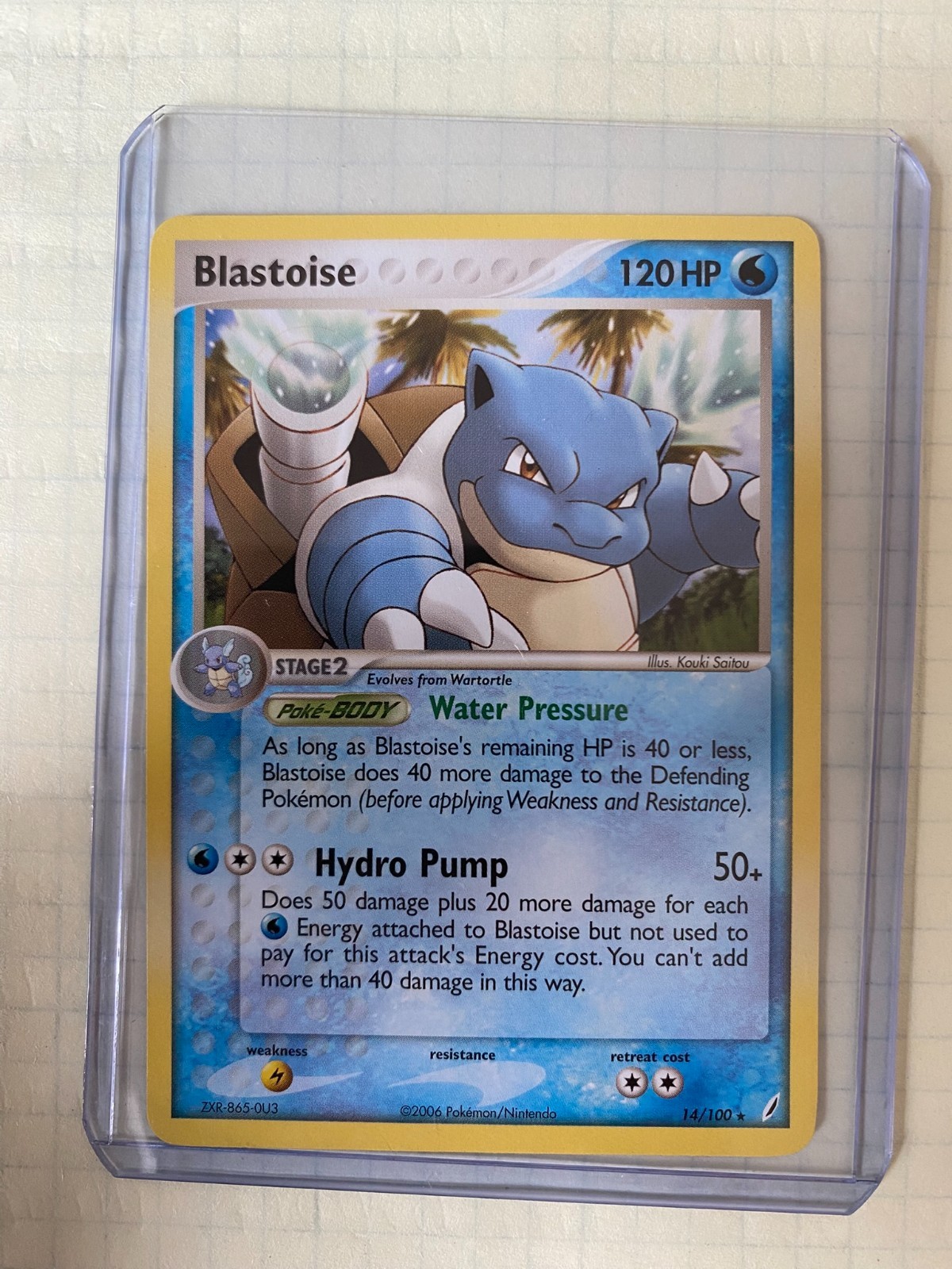 Blastoise Crystal Guardians Regular Near Mint 14/100