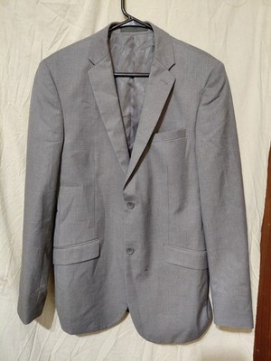 Creativo Bespoke Design Mens Grey Suit Jacket Size 38L