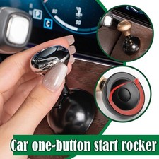 Car Push to Start Button Rocker Engine Start Stop Button Joystick Starter Lever