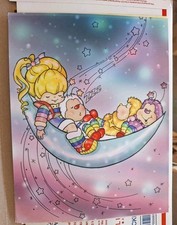 Rainbow Brite Sleeping Glossy Vinyl Sticker 8.5" By 11" Kids, Adult Or As A Gift