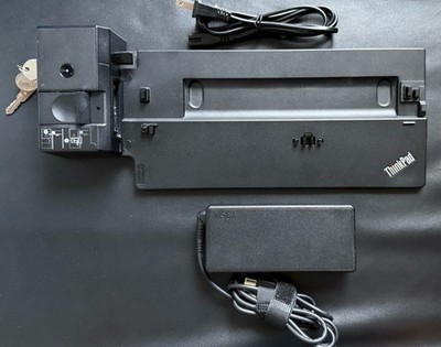 Lenovo ThinkPad Pro Docking Station 40AH w/ 135W AC Adapter and Locking Key