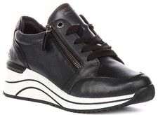 Remonte D0T03-15 Soft Front Zip Slip On Nubuck Womens Sneakers In Blue US 7 - 12