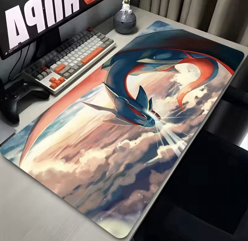 Salamence Dragon Pokemon Playmat Desk Mat Pad Mousepad 24”