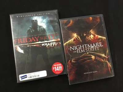 Friday The 13th Killer Cut (2009) + Nightmare On Elm Street (2010) DVD Lot