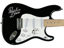 Panic! At The Disco Brendon Urie Signed Autograph Electric Guitar Beckett COA