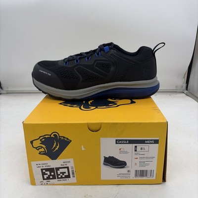 Herman Survivors Men's Cassle Composite Toe Work Shoes Size USA 8.5  Black New