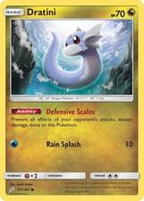 Dratini (117) 117/181 Common SM - Team Up Pokemon TCG Card NM
