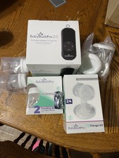 BabyBuddha 2.0 Double Electric Breast Pump Kit 24mm BPA Free Bottles Flange