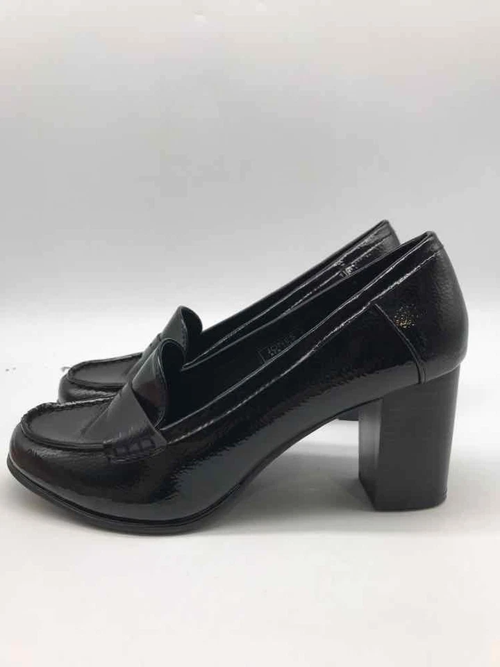 Jones NY Black Size 9 Loafer Heels - Image 2 of 4