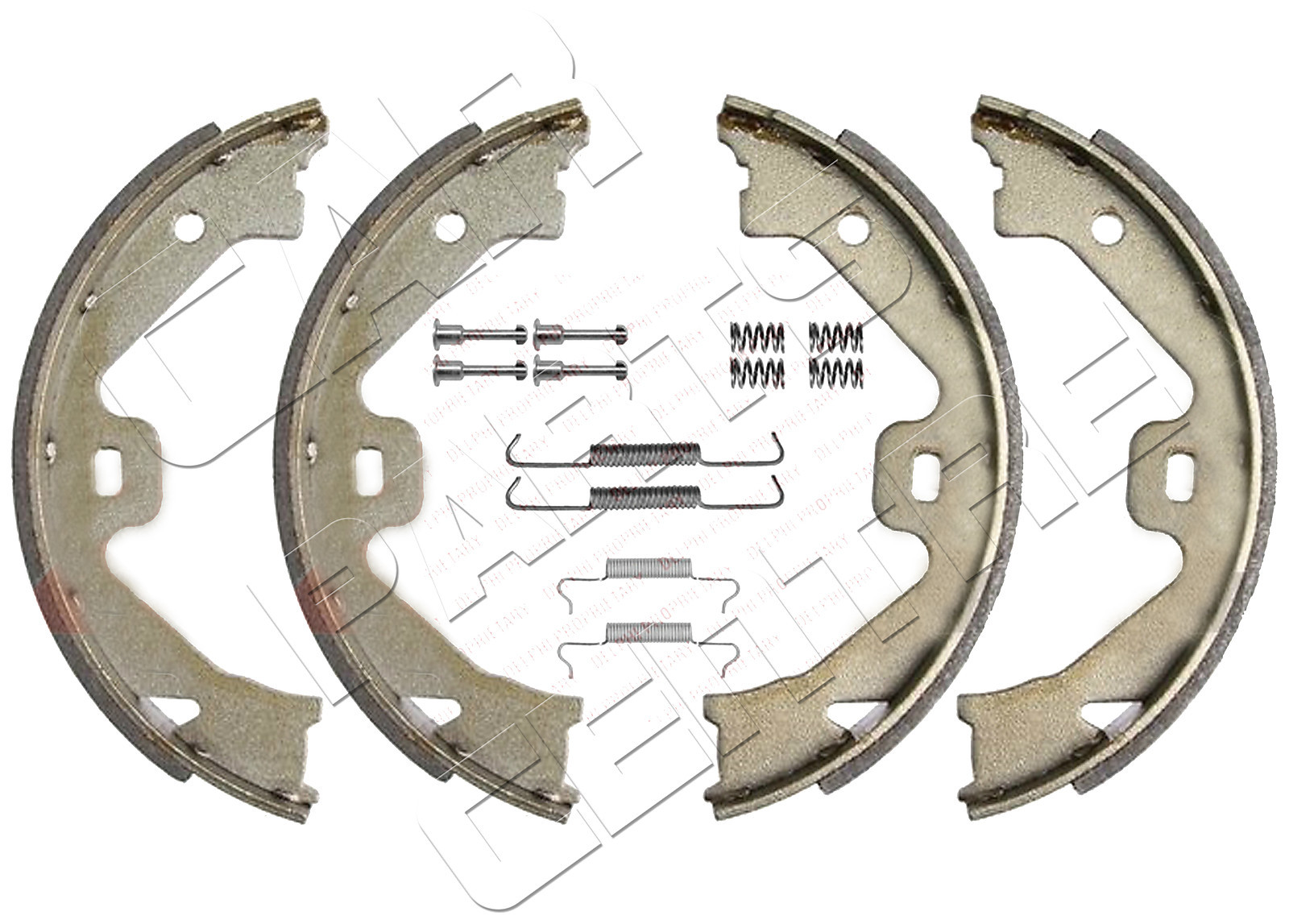 FOR ROVER 75 REAR BRAKE SHOES & FITTING KIT 1.8 1.8T 2.0 2.0 CDTi 2.5
