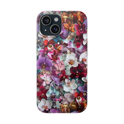 Orchid Flower Flexi iPhone Case! Elegance and Grace in Every Call!