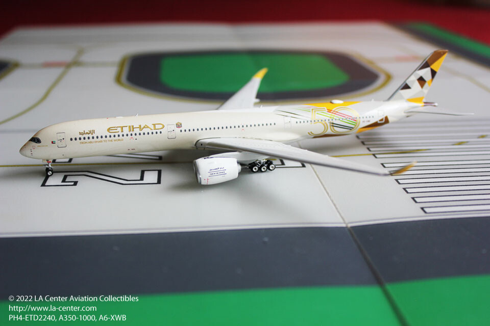 Phoenix Etihad Airways Airbus A350-1000 50th Anniversary Diecast