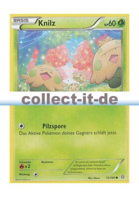 Pokemon XY - Protoschock 15/160 Knilz Deutsch