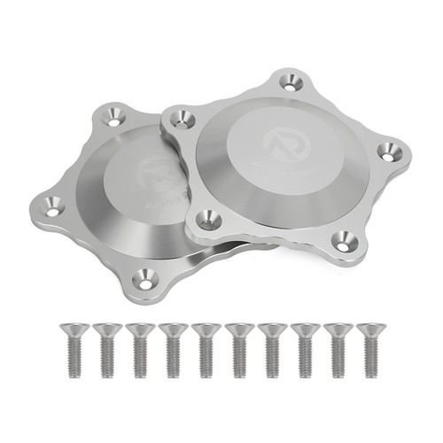 2x Aluminum Wheel Caps Wheel Center Hub Cap Replacement w/ Screw For VN515 VN405 - Picture 11 of 11