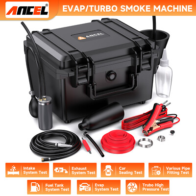 Smoke Machine Dual Mode Diagnostic Leak Tester F/ EVAP Turbo Adjustable Pressure