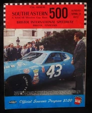 Southeastern 500 1972 NASCAR Bristol Tennessee International Speedway Program