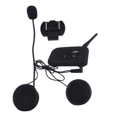 Motorcycle Helmet Bluetooth Intercom Interphone Headset Moto  Intercomunicador V6 | eBay