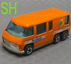 Vintage 1976 Mattel Hot Wheels Diecast Orange GMC Motor Home RV Palm Beach