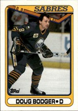 1990-91 Topps Doug Bodger #282 Buffalo Sabres