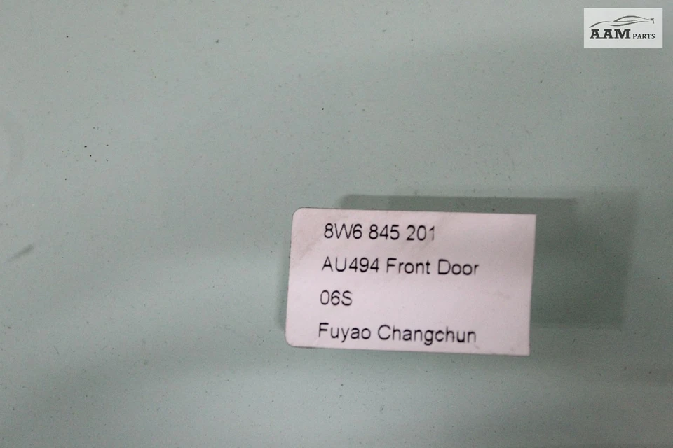 2018-2023 AUDI A5 QUATTRO COUPE FRONT LEFT DRIVER SIDE DOOR WINDOW GLASS OEM - Image 4 of 4