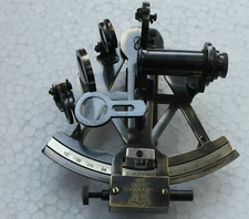 Nautical Brass KELVIN & HUGHES Sextaant HANDMADE Vintage Beautiful SEXTANT DECOR