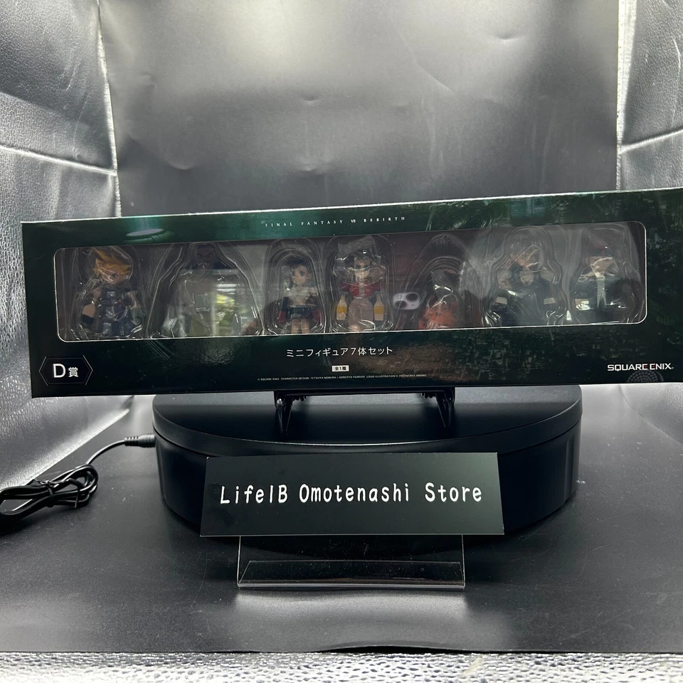 Final Fantasy VII Polygon Figure Set of 7 Square Enix Kuji Remake New - Image 3 of 4