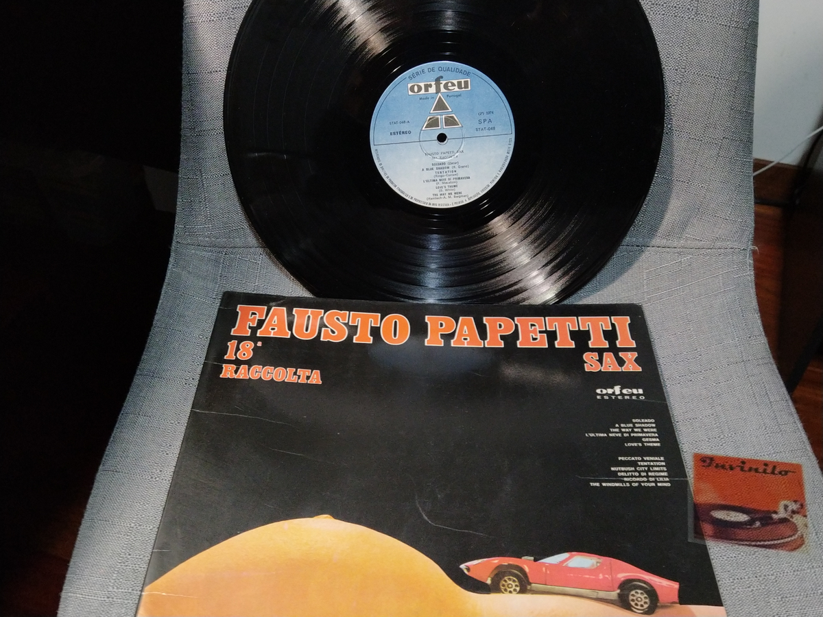 FAUSTO PAPETTI SAX 18a RACCOLTA vinyl LP from Portugal cheesecake
